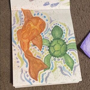 Colorful Sea Life Art Print